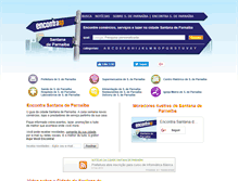 Tablet Screenshot of encontrasantanadeparnaiba.com.br